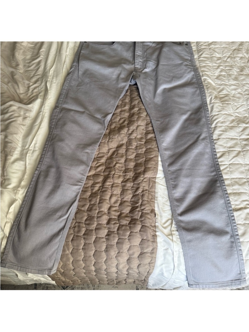 Hugo Boss Light Gray Ultra Slim Fit Men's Chinos